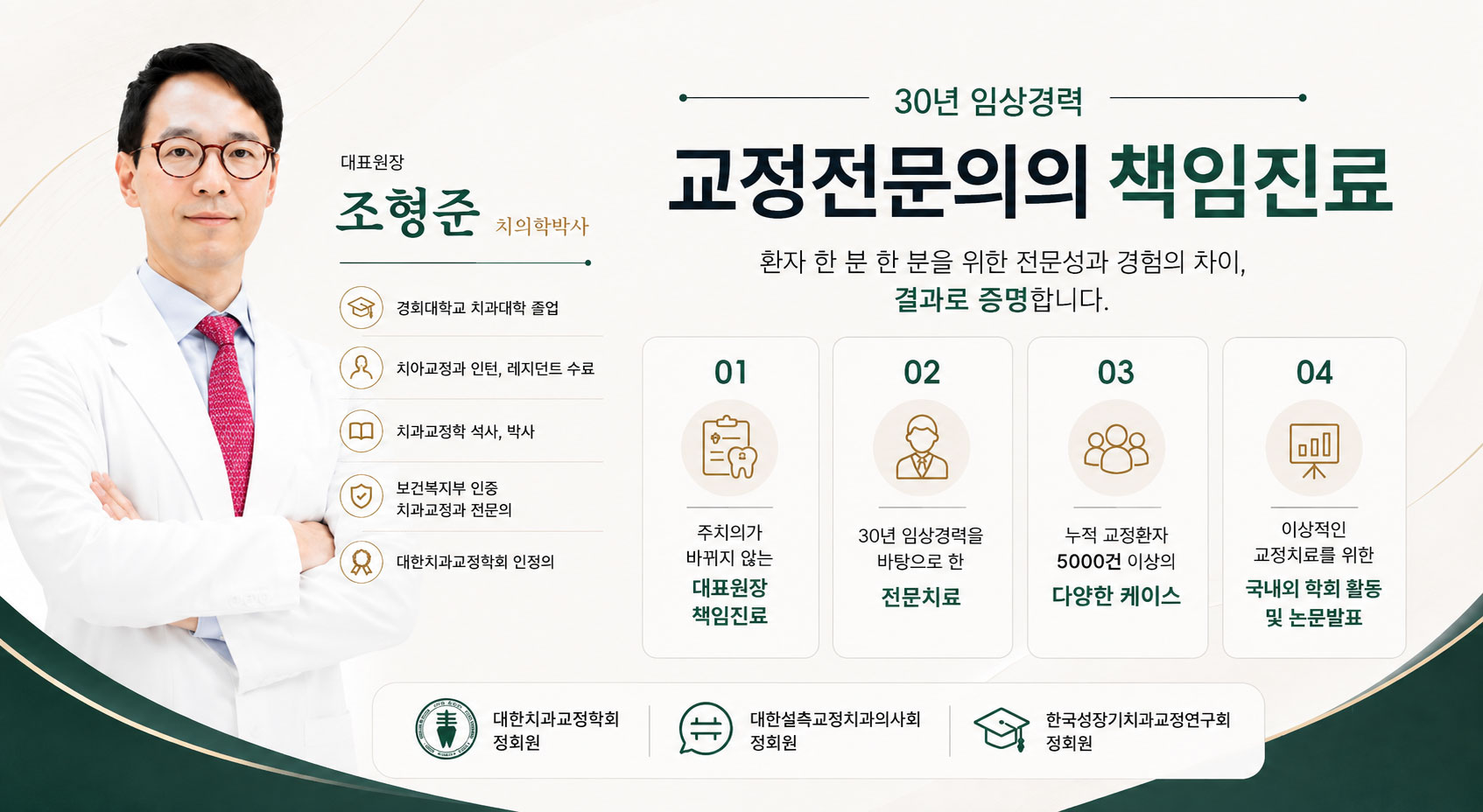 인천논현역 교정치과 바른이치과교정과치과의원 대표원장 조형준 치과교정과 전문의